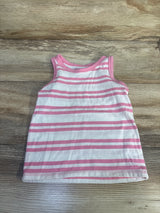 Cat & Jack Striped Tank Top Pink sz 2T
