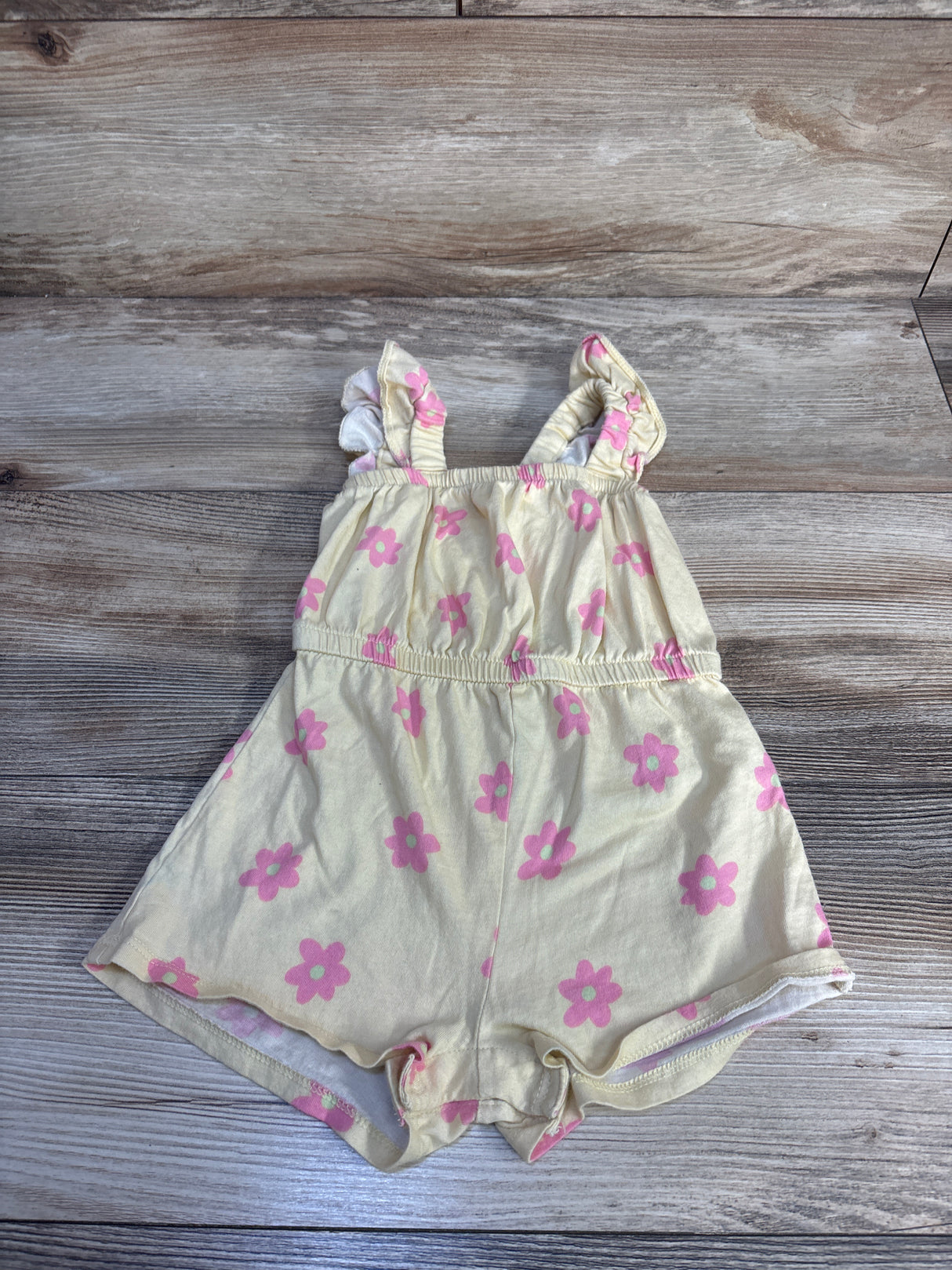 Old Navy Tank Shortie Romper Yellow sz 18-24m