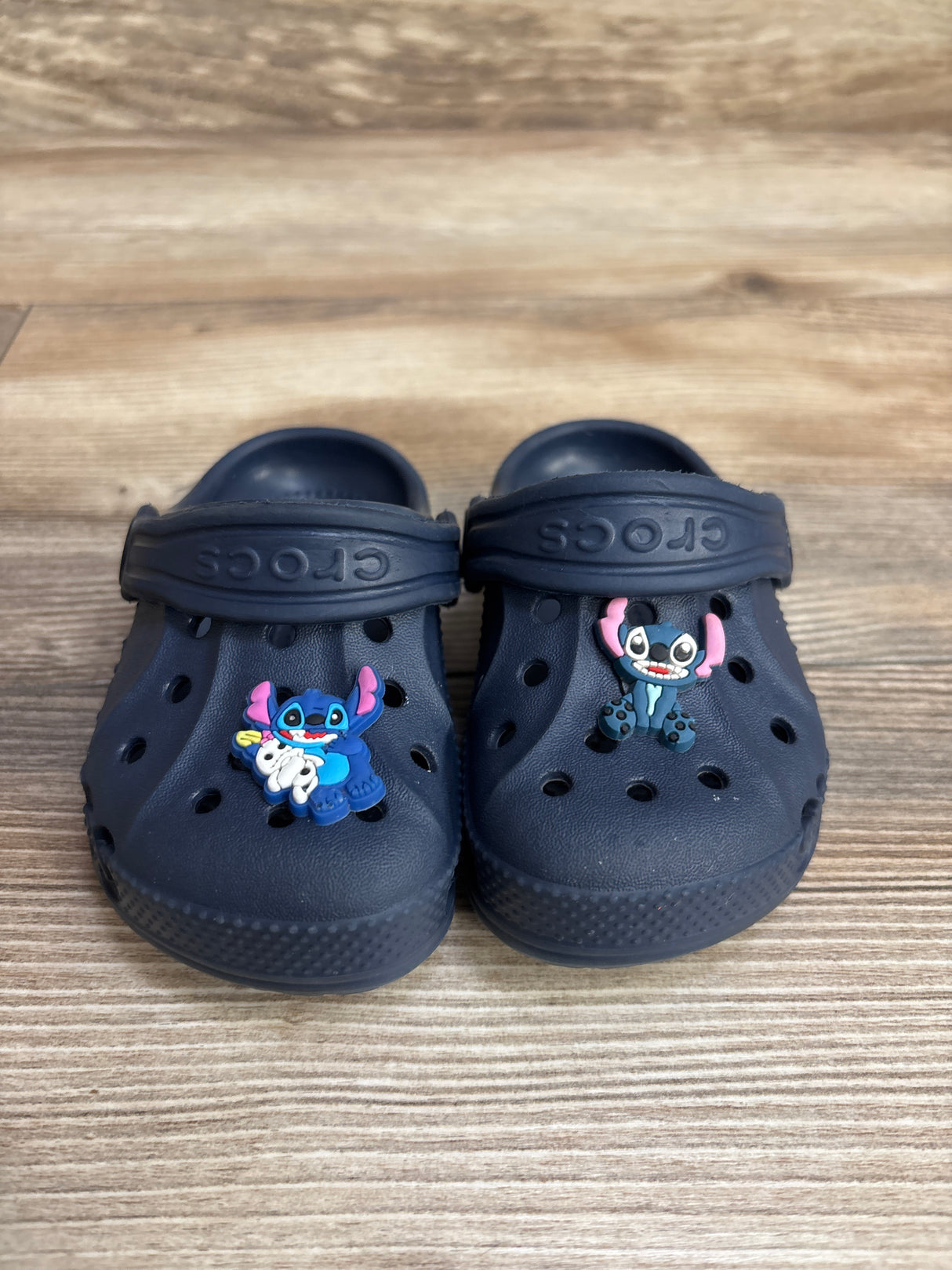 Crocs Baya Clogs w/ Jibbitz Navy sz 5c