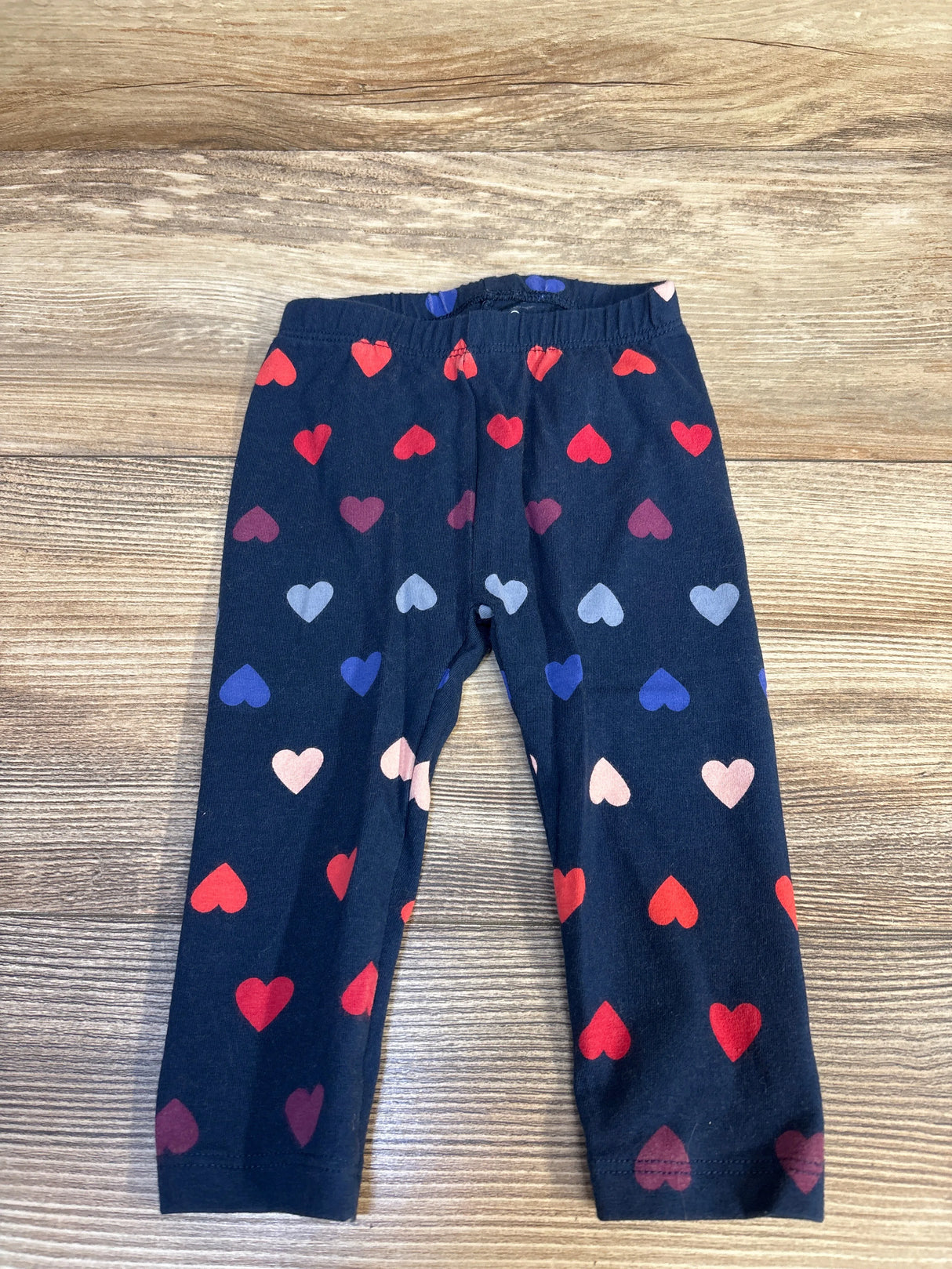 Old Navy Heart Print Leggings Navy sz 12-18m