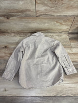 H&M Button Up Shirt Oatmeal sz 5T