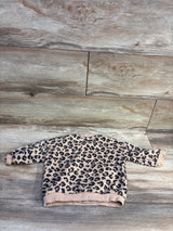 H&M Leopard Pullover Sweatshirt Beige sz 9m