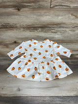 NEW Old Navy Pumpkin Peplum Shirt White sz 0-3m - Me n Mommy To Be