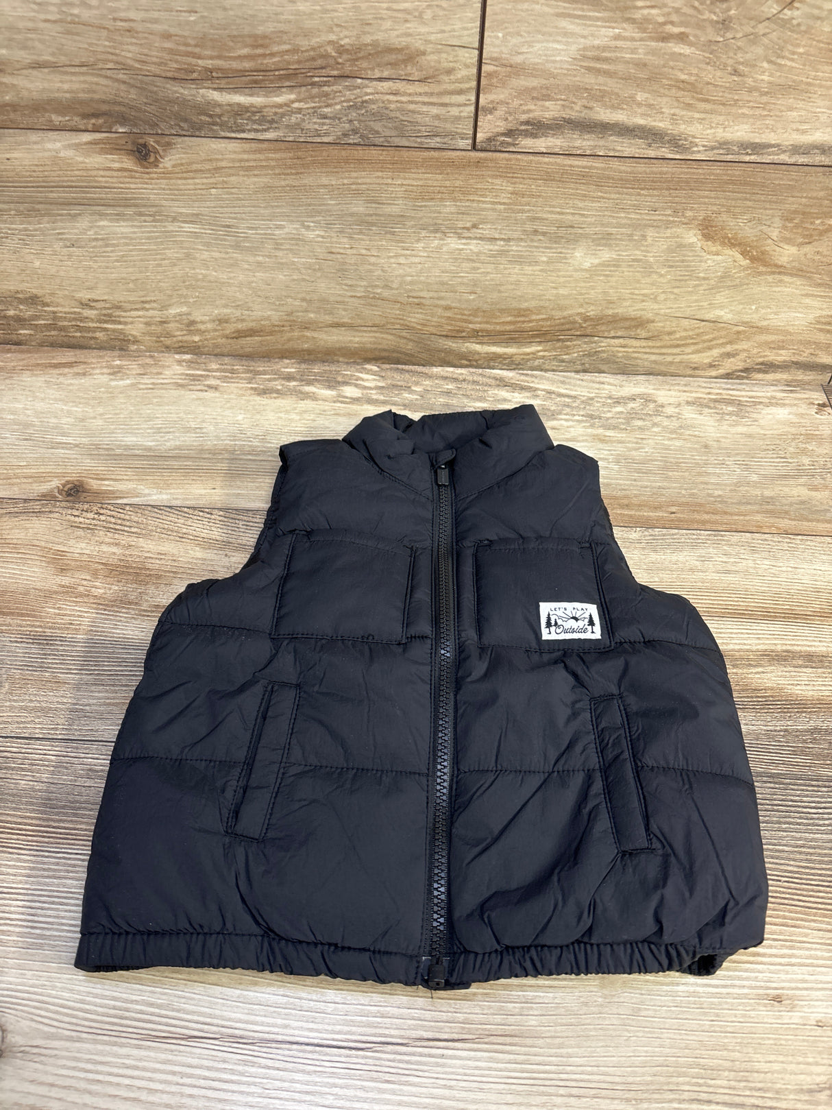 Old Navy Puffer Vest Black sz 18-24m