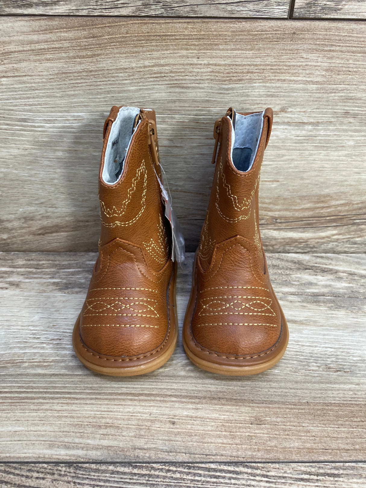 Wee Squeak Western Boot Brown sz 4c