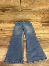 Flapdoodles Embroidered Flare Jeggings Blue sz 4T