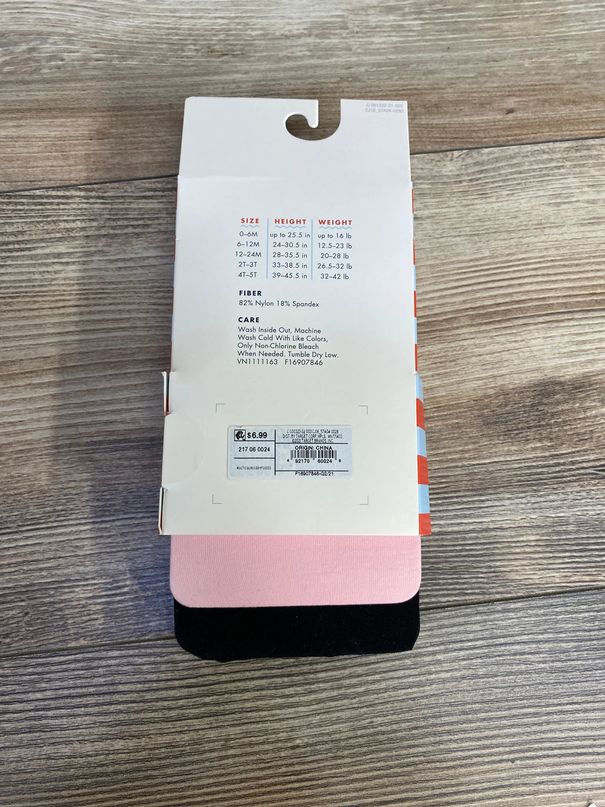 NEW Cat & Jack 3pk Solid Opaque Tights sz 6-12m