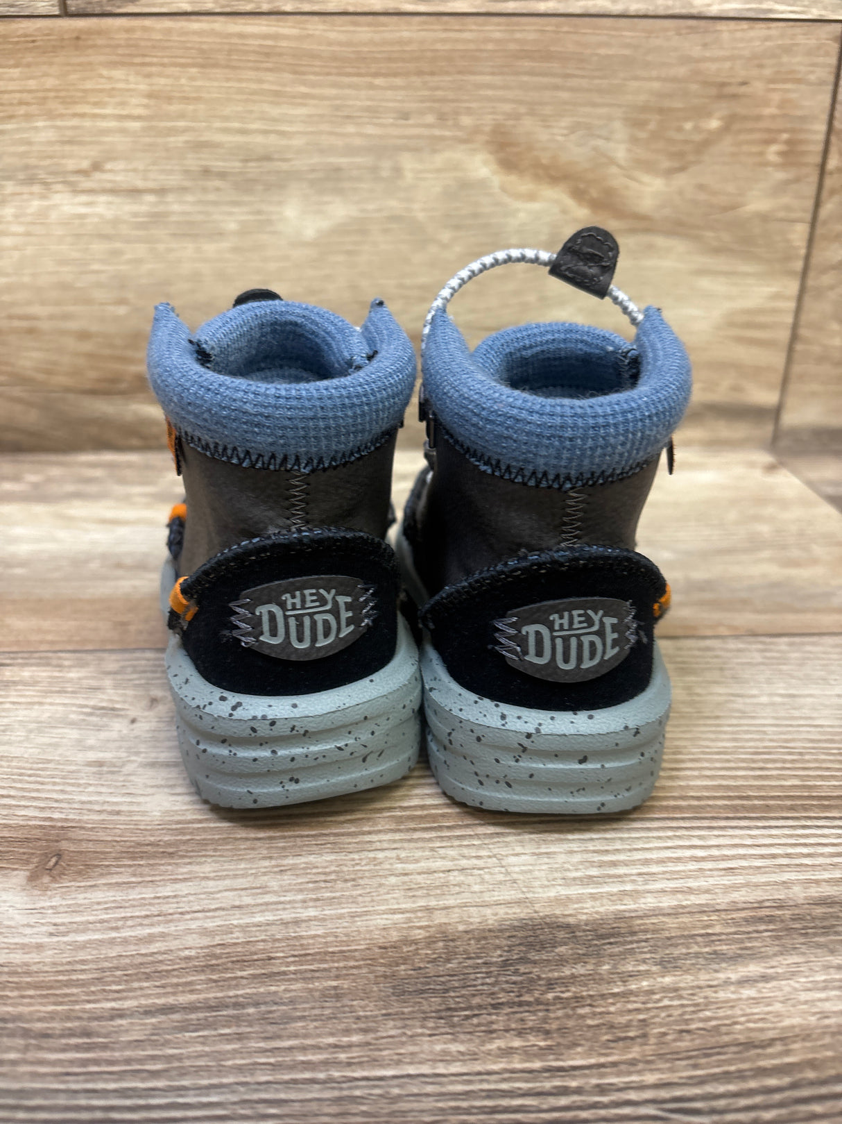Hey Dude Bradley Boots Grey sz 6c
