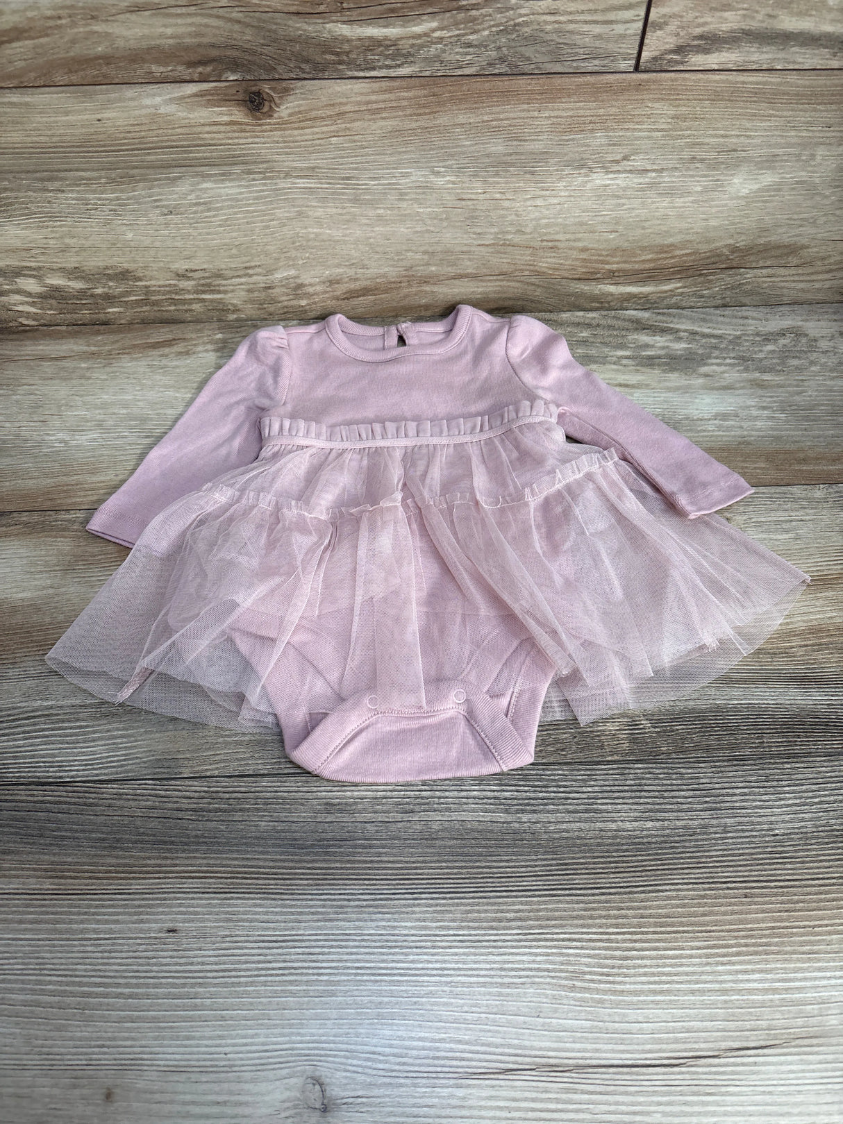 Baby Gap Bodysuit Tulle Dress Pink sz 3-6m