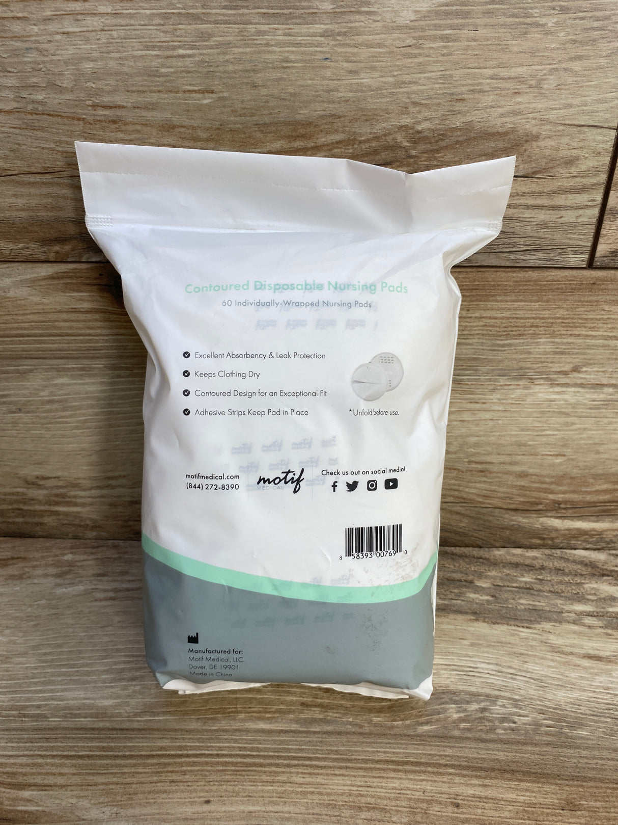 NEW Motif Disposable Nursing Pads, 60ct.