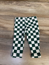 NEW Ford Checkered Ribbed Leggings Green sz Newborn
