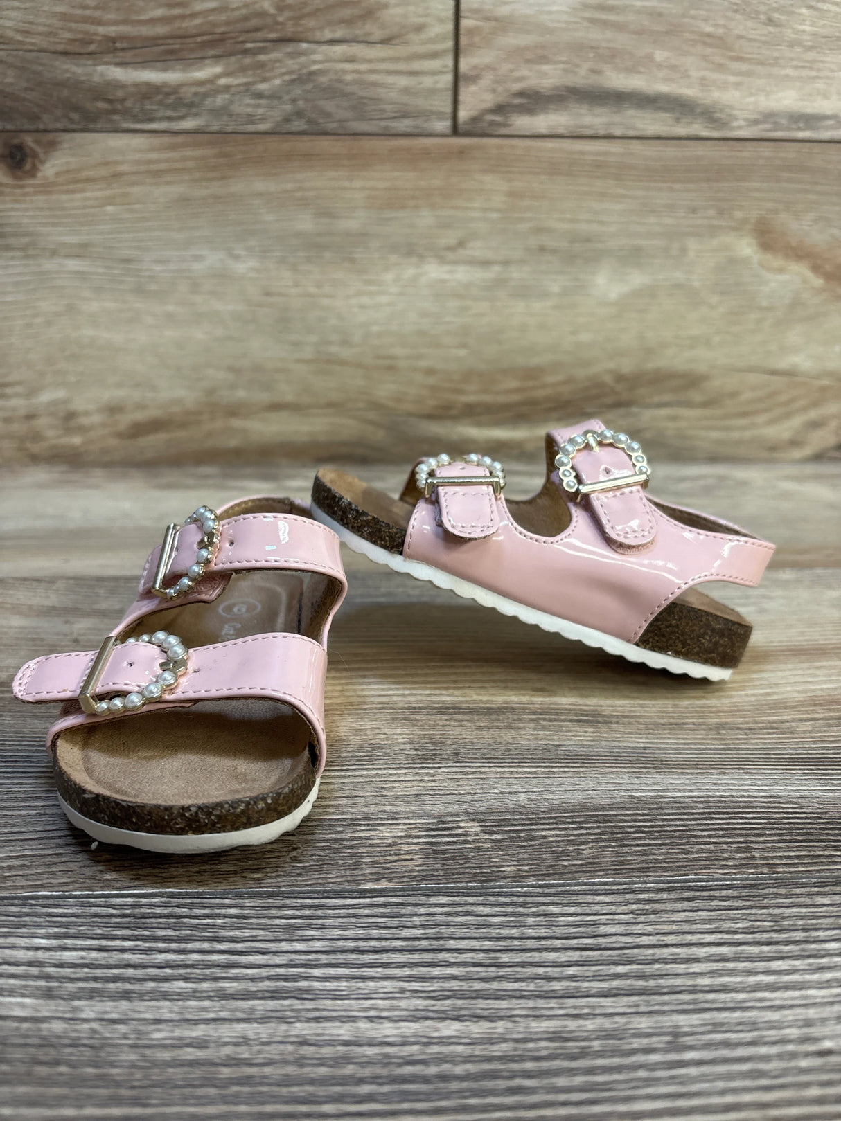 Cat & Jack Ankle Strap Sandals Pink sz 6c