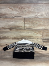 Children's Place Fair Isle 1/4 Zip Sweater Ivory sz 9-12m