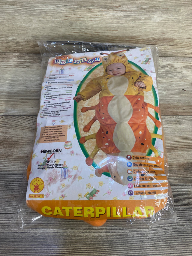 NEW Rubie's Caterpillar Bunting Costume Orange sz 0-9m - Me n Mommy To Be
