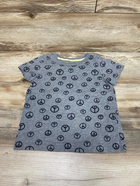 Epic Threads Grey Peace Sign Shirt sz 5T - Me 'n Mommy To Be