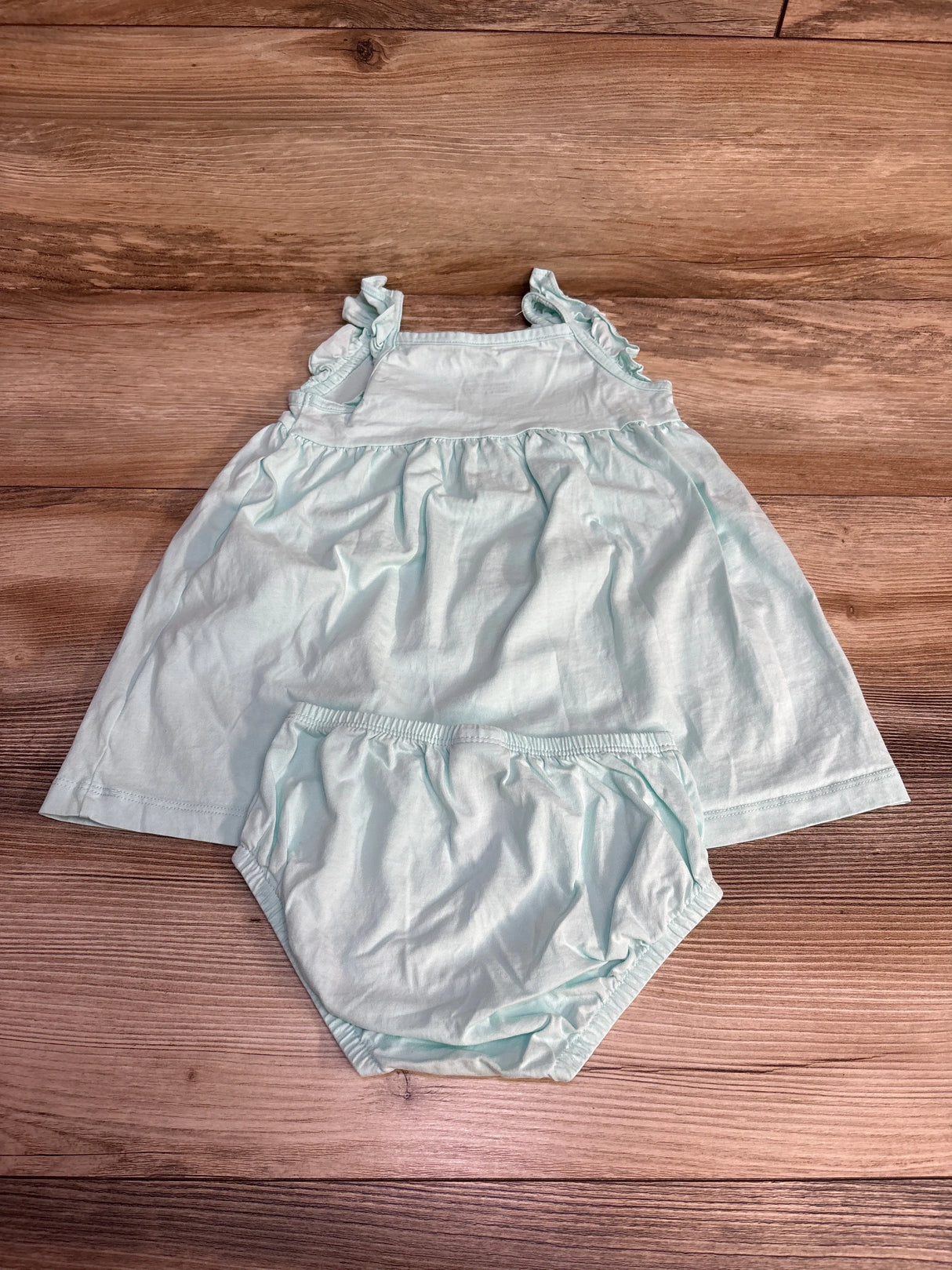 Carter's 2pc Sleeveless Dress & Bloomers Blue sz 18m - Me n Mommy To Be