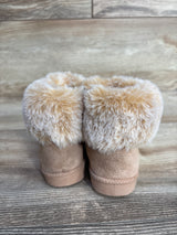 First Steps by Stepping Stone Faux Fur Boots, Tan sz 3c