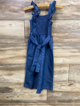 Btween Smocked Jumpsuit Blue sz 3T