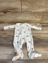 Just One You Ribbed Sleeper White sz 6m