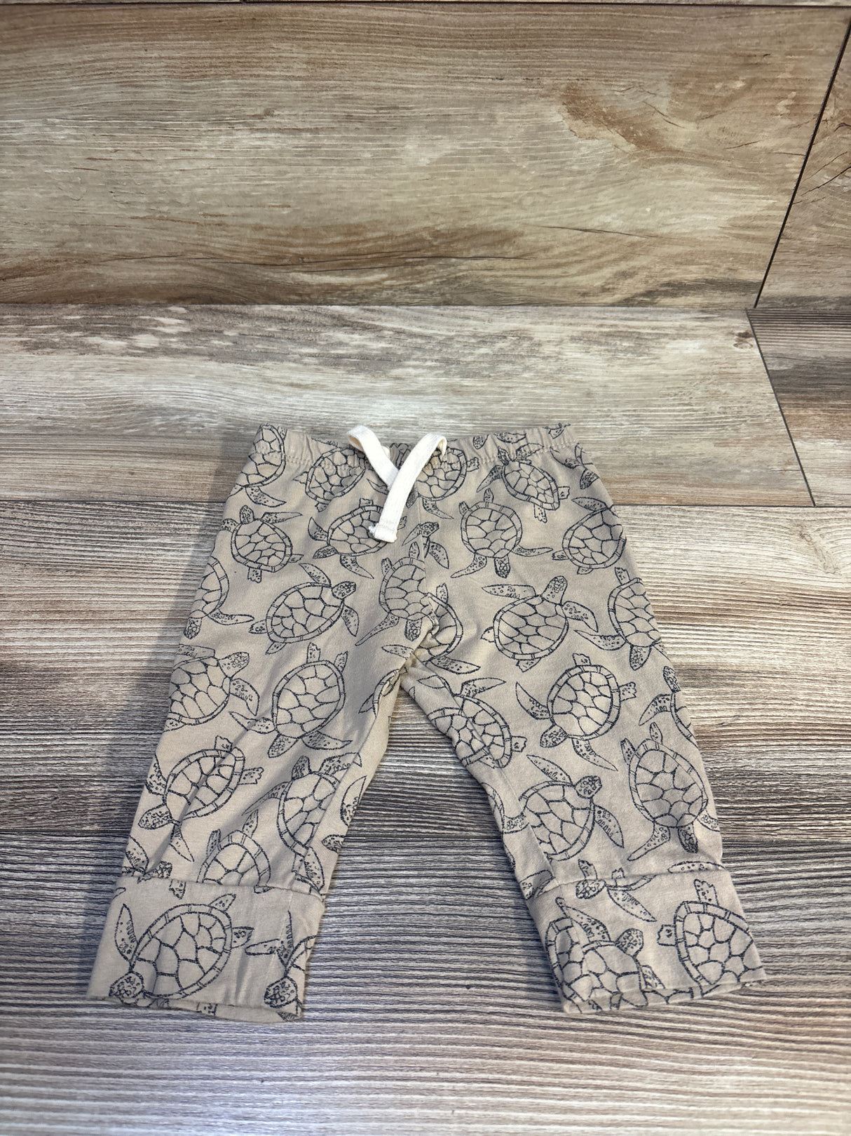 Baby Gap Turtle Print Organic Cotton Mix & Match Pants Beige sz 3-6m