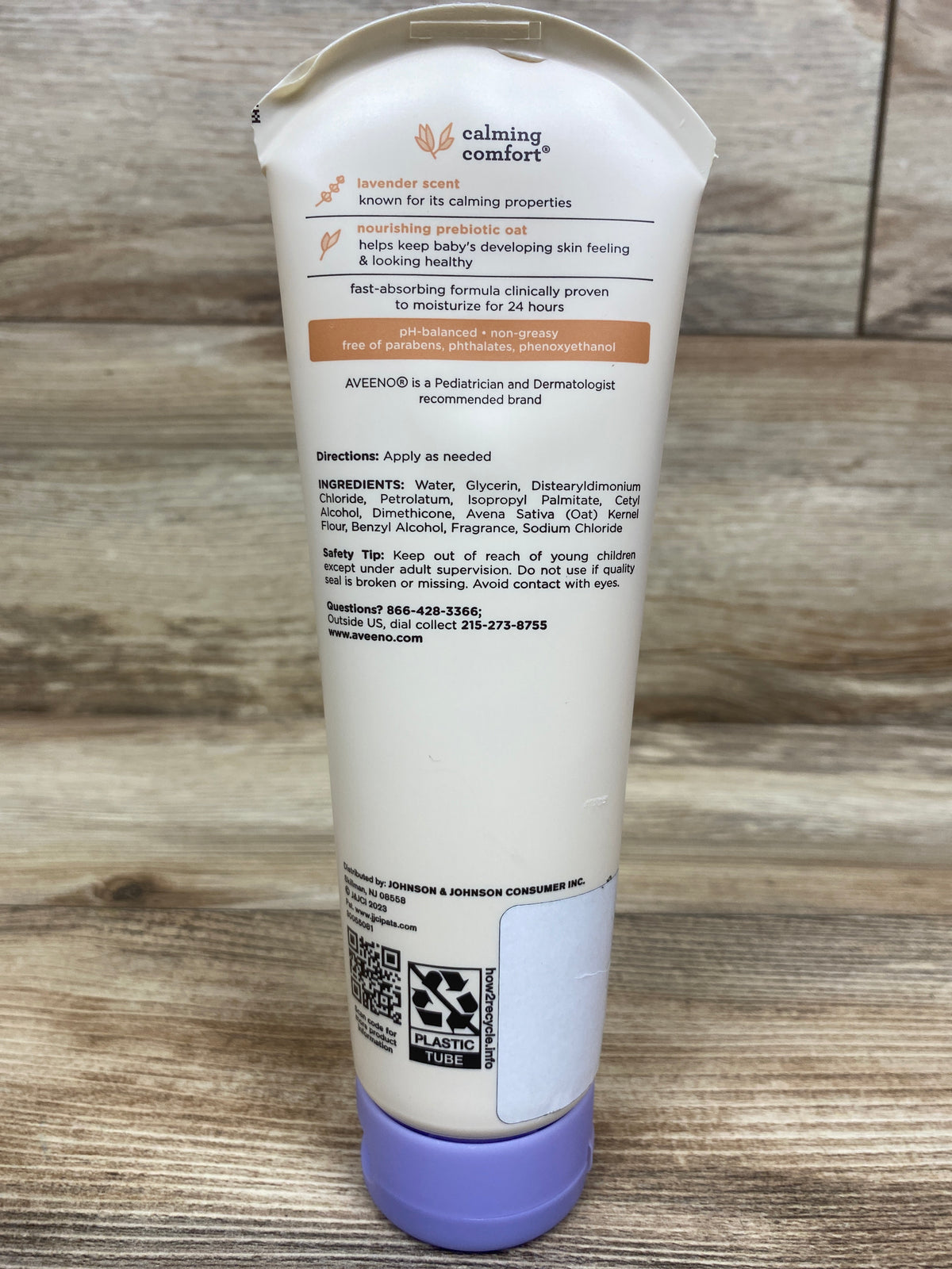 NEW Aveeno Calming Comfort Lotion Lavender & Vanilla Scent - 8oz