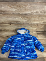 Cat & Jack Hooded Parka Jacket Blue sz 3T
