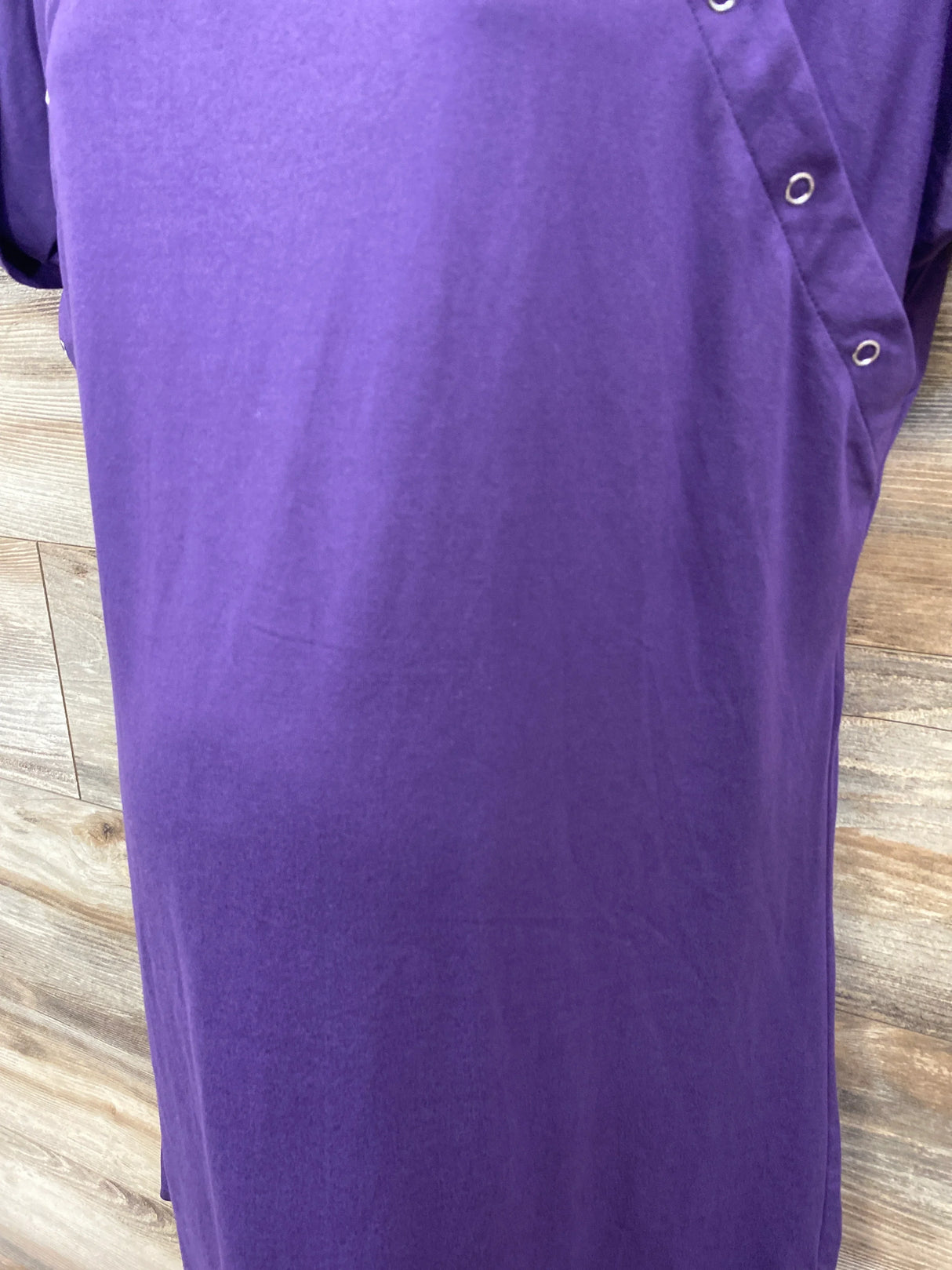 Ekouaer Labor Gown Purple sz Medium