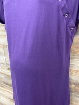 Ekouaer Labor Gown Purple sz Medium