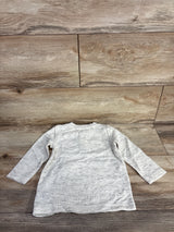 NEW Cat & Jack Pocket Henley Shirt Grey sz 18m