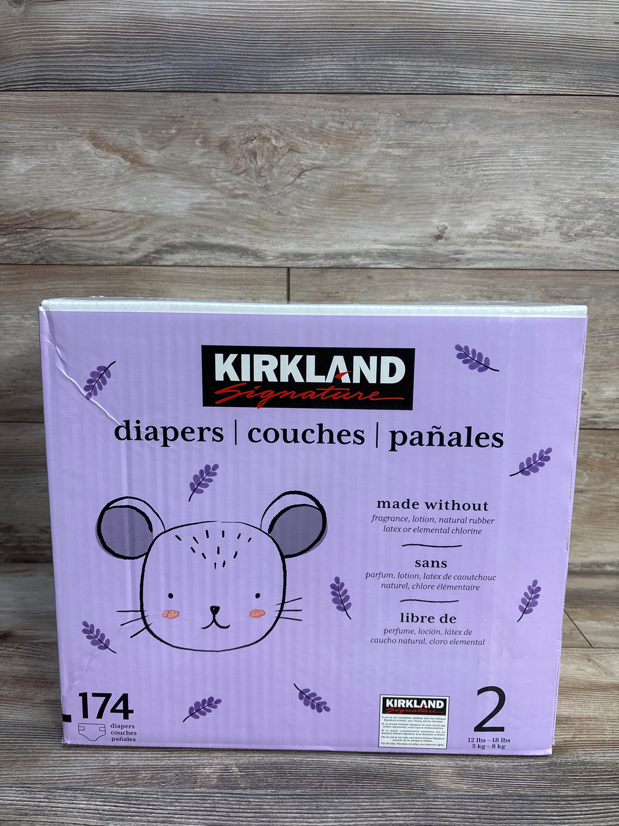 NEW Kirkland Signature Diapers Size 2, 174ct.