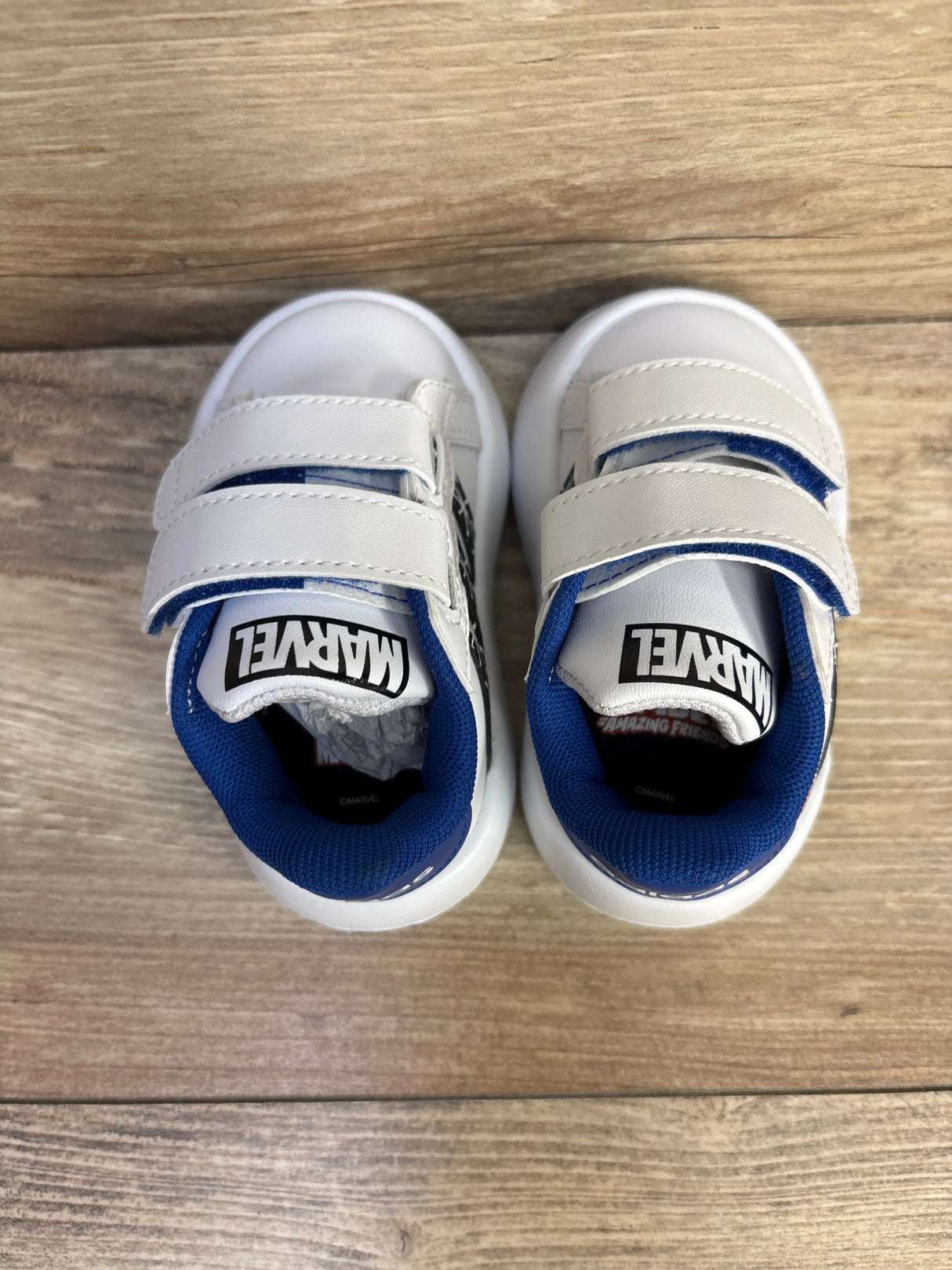 NEW Adidas Grand Court Spider-Man CF Trainers sz 4c - Me n Mommy To Be