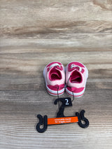 NEW Wonder Nation Casual Sneakers, Pink sz 2c