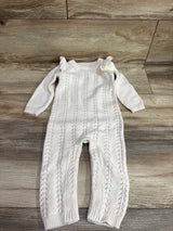 Old Navy Sweater Knit Ruffled Coverall Ivory sz 12-18m
