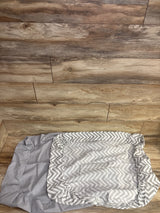 Cloud Island Fitted Playard Sheets, 2pk Grey