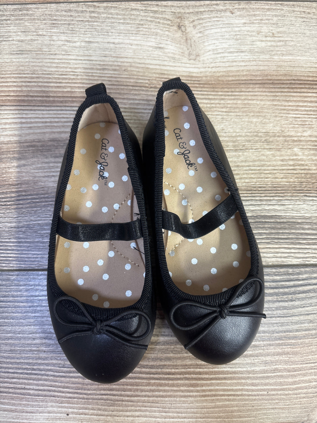 Cat & Jack Nora Ballet Flats Black sz 7c