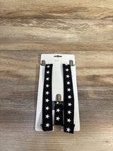 NEW Parquet Star Print Suspenders