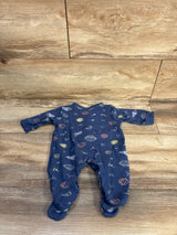 Juniors Snap Sleeper Blue sz Newborn
