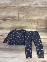 Modern Moments 2pc Viscose Pajama Set Grey sz 2T