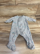 Simple Joys Sheep Sleeper Grey sz 3-6m