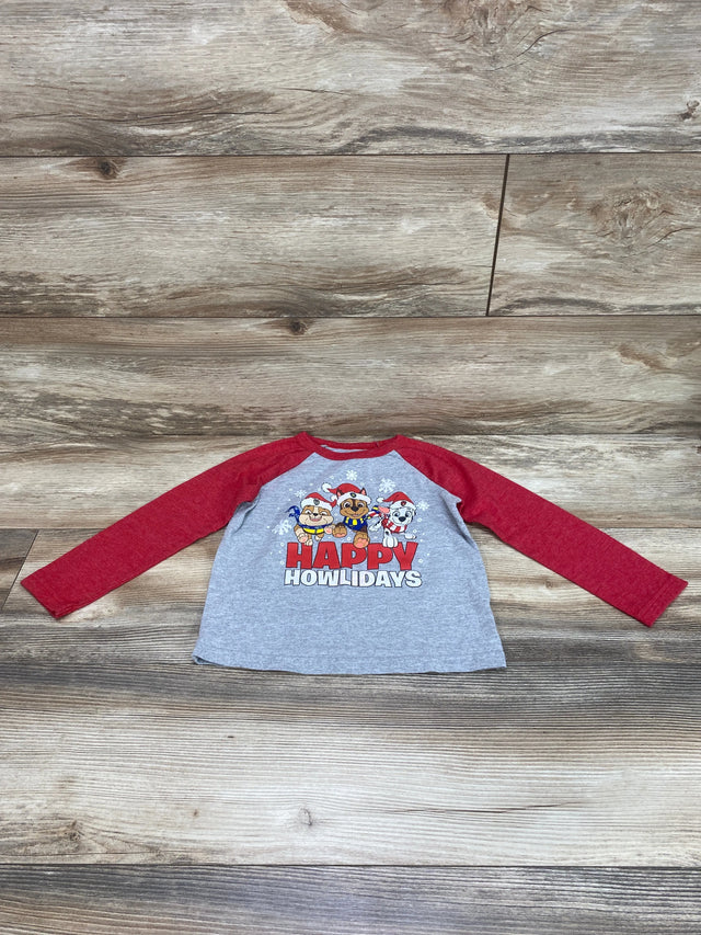 Jumping Beans Paw Patrol Happy Howlidays Shirt Red sz 3T - Me n Mommy To Be