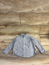 Children's Place Button Down Shirt Grey sz 3T