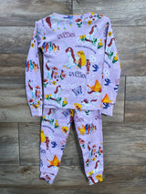 Books To Bed Purple Uni the Unicorn Pajama Set sz 2T