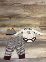 Baby Essentials My First Thanksgiving 3pc Set Beige sz 3m