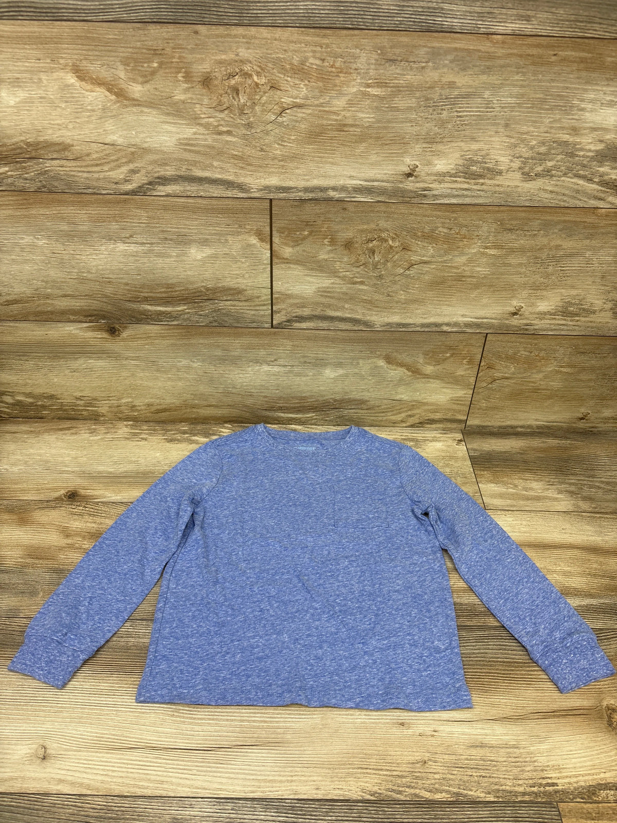 Cat & Jack Long Sleeve Pocket Shirt Blue sz 4/5T