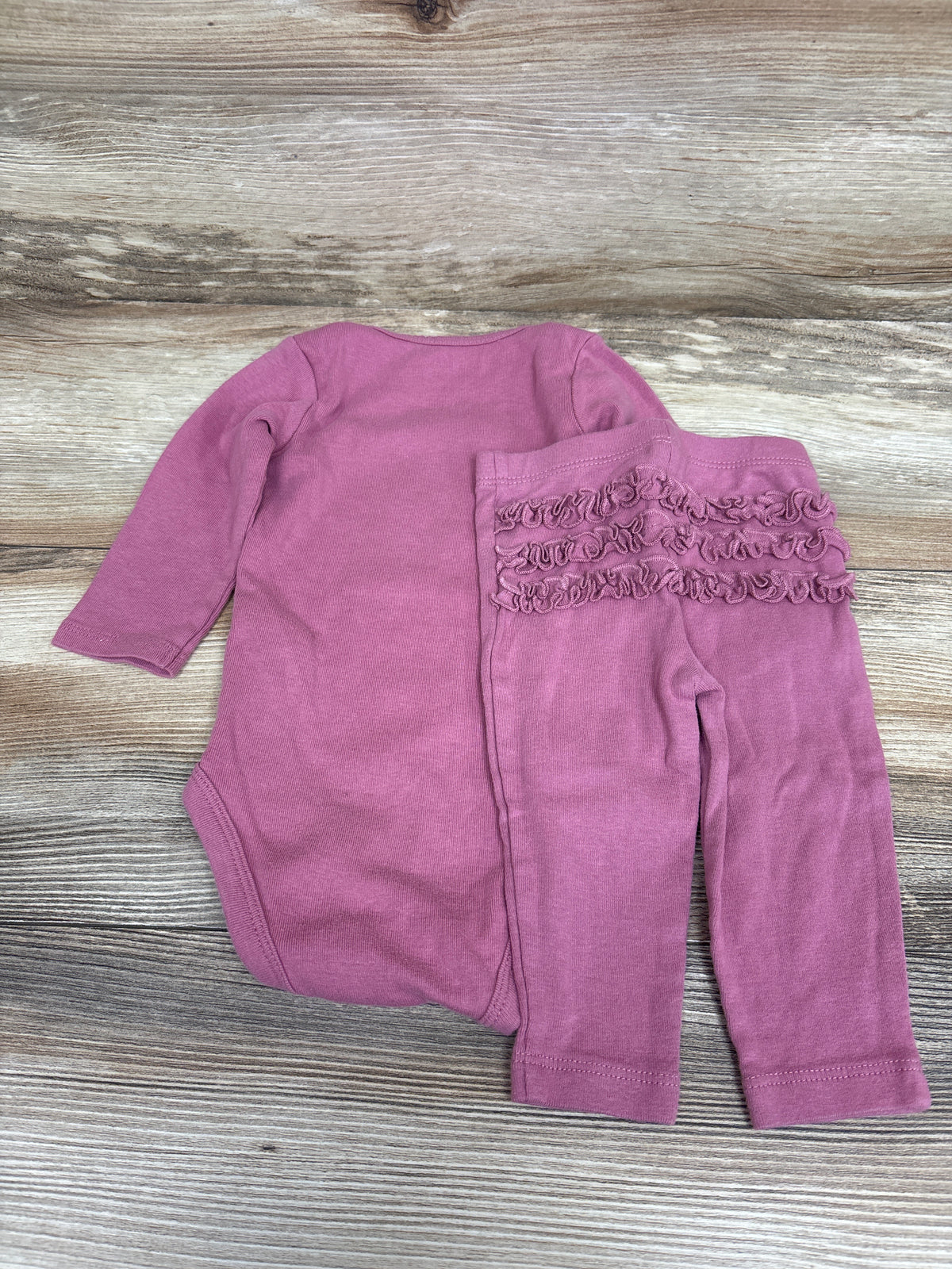 Just One You 2pc Bodysuit & Bottoms Set Pink sz 6m