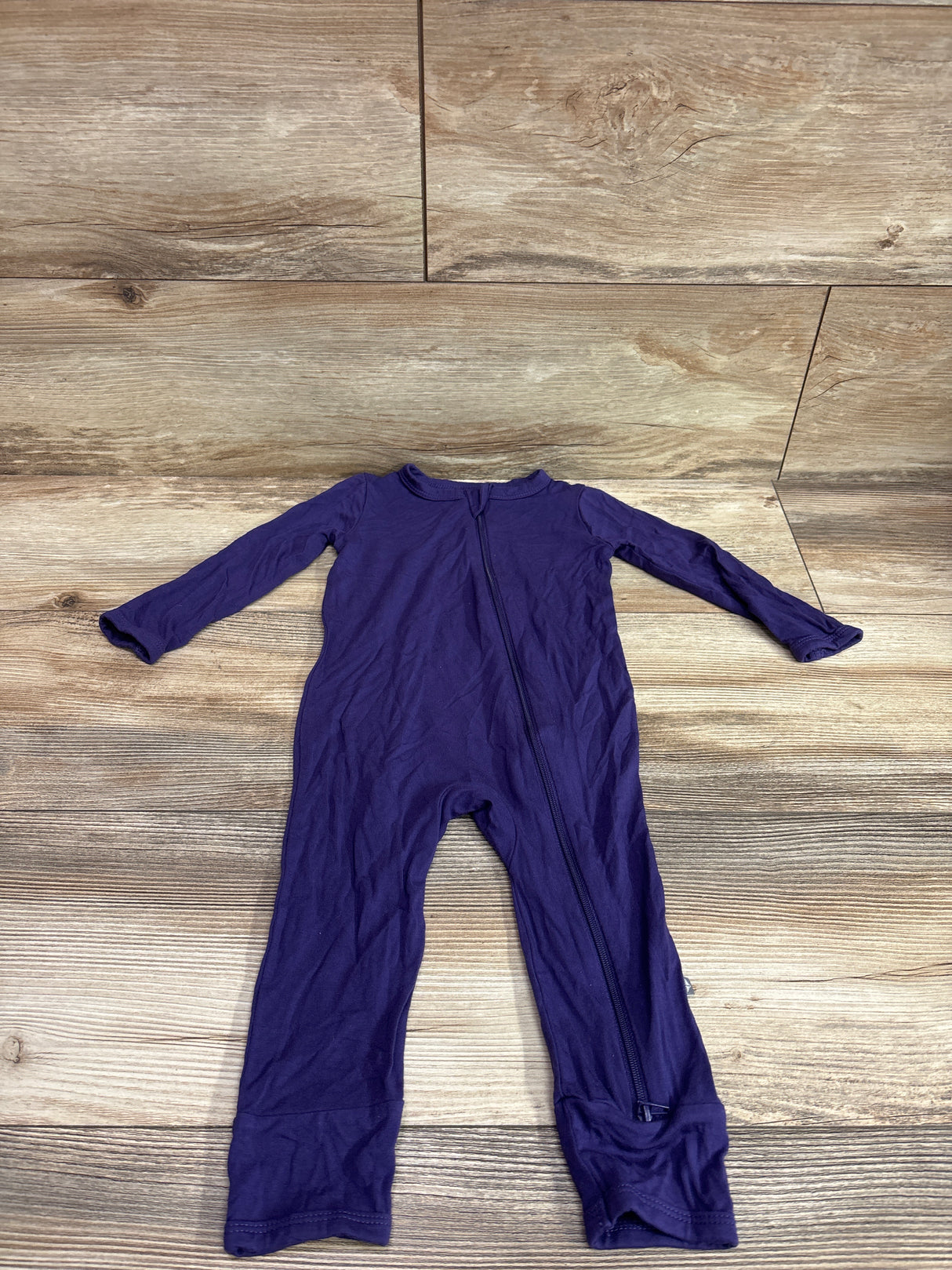 Kyte Baby Bamboo Footless Zippered Sleeper Purple sz 18-24m