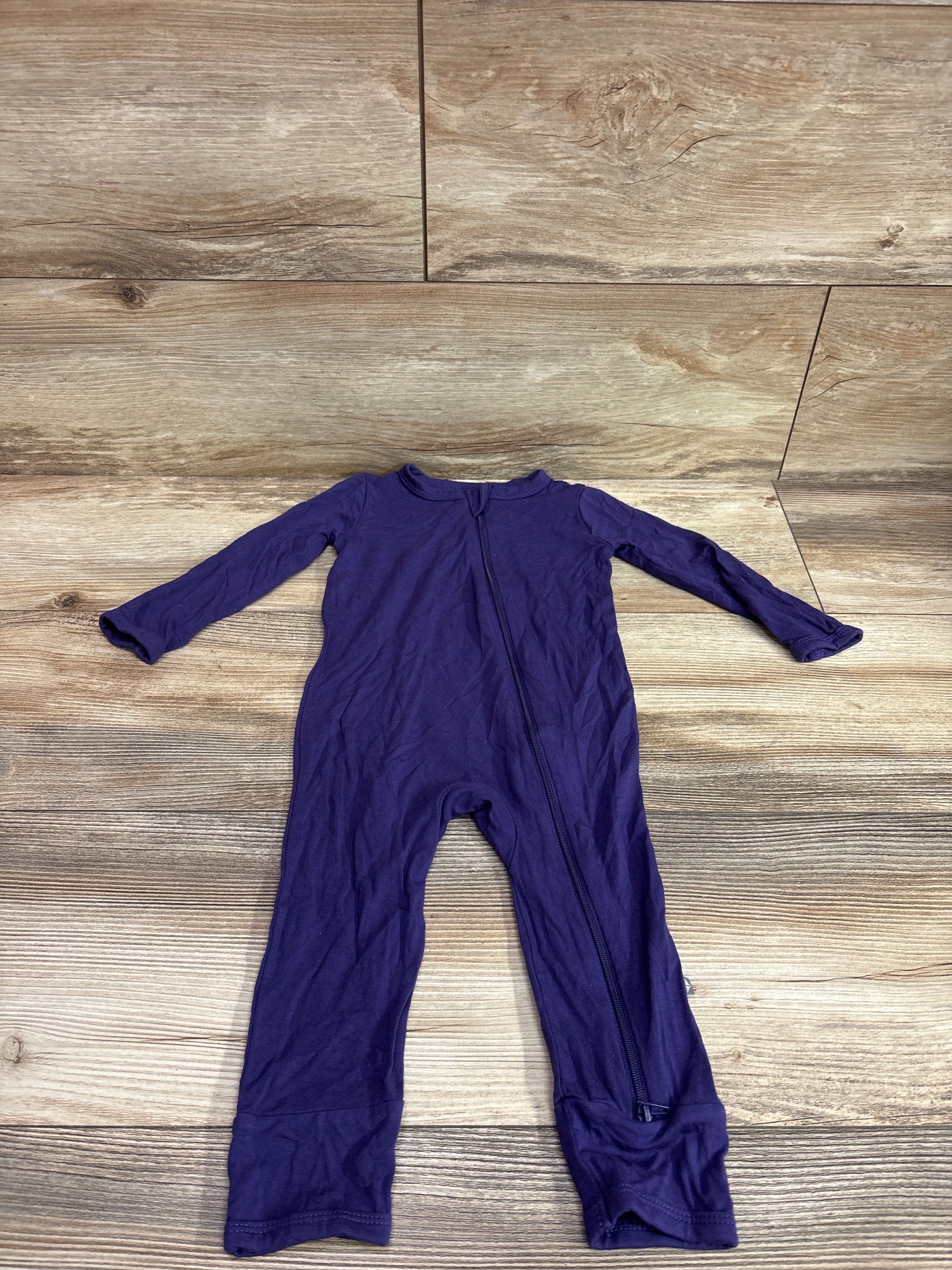 Kyte Baby Bamboo Footless Zippered Sleeper Purple sz 18-24m