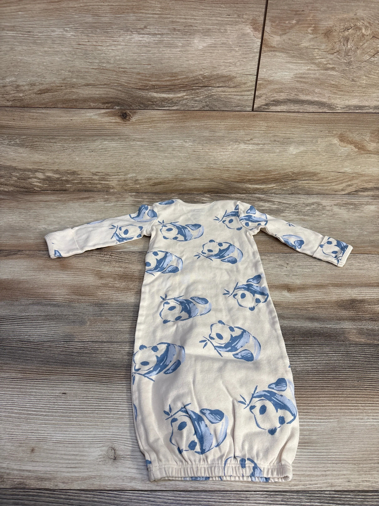 Carter's Panda Print Sleeper Gown Beige sz 3m