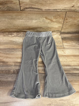 Jessica Simpson Flared Velvet Pants Grey sz 24m