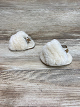 UGG Fluff Yeah Slides Ivory sz 0c/1c